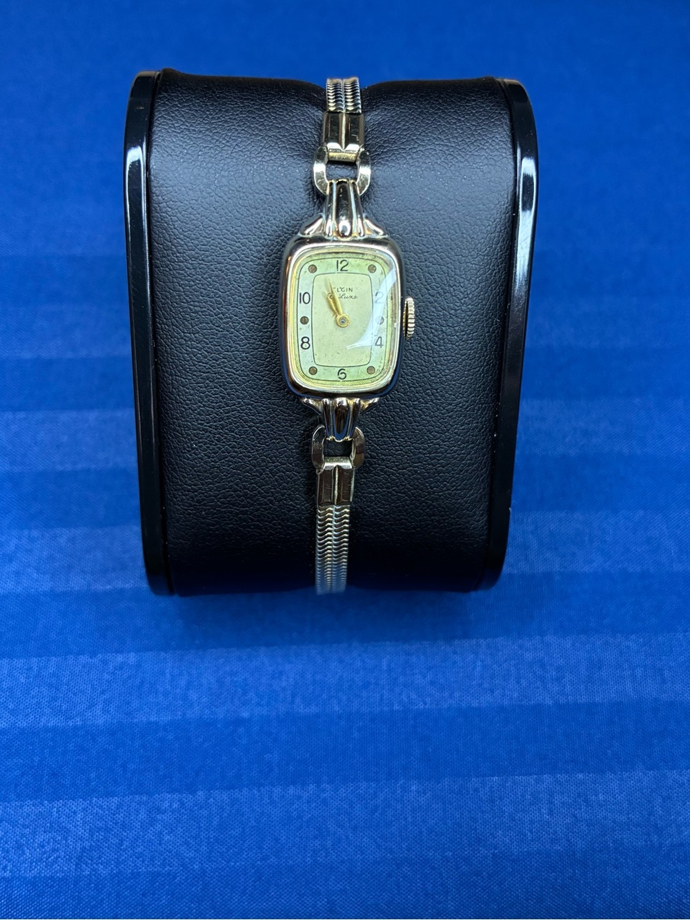 Vintage Elgin De Luxe 10k GF Ladies Dress Watch - Yellow Dial